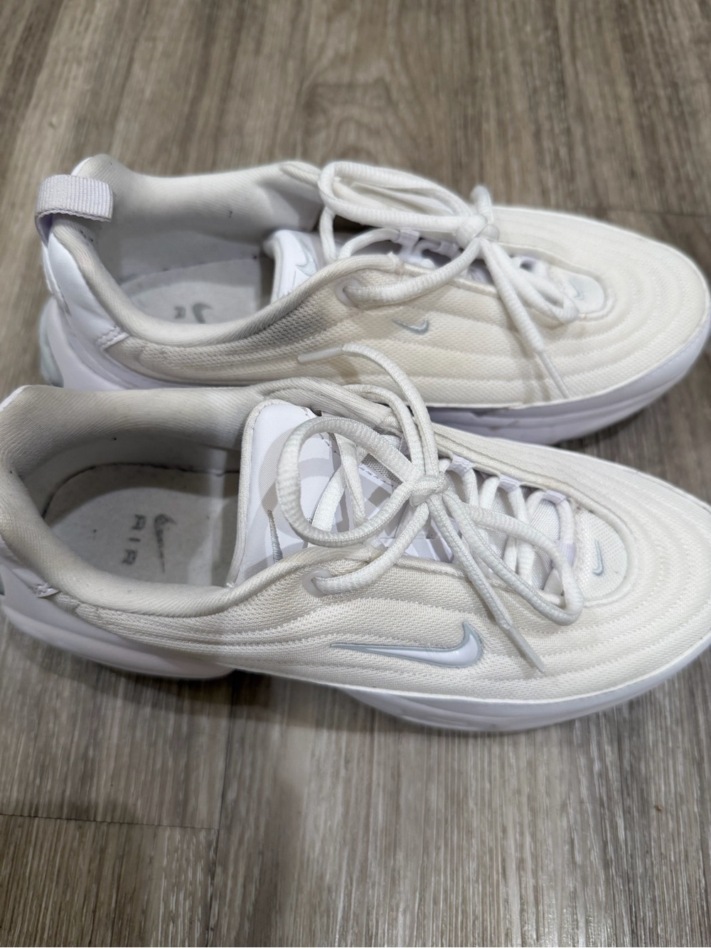 Nike Air White Low-Top Knit Sneakers